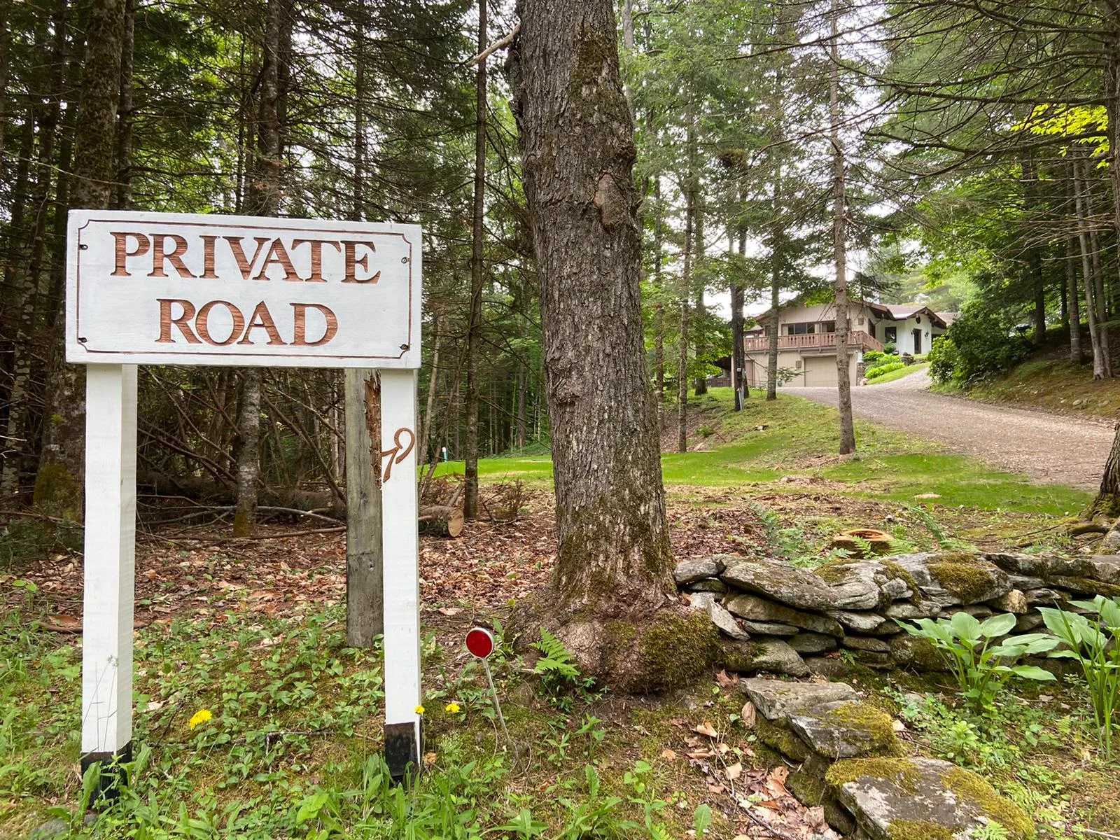 Paradise Vermont private road